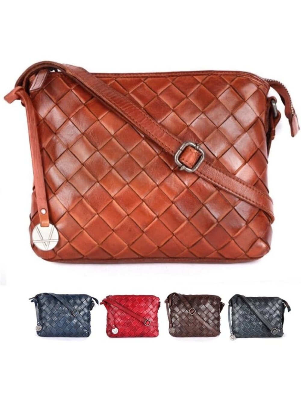 Stylish Genuine Leather Crossbody Sling Bag for Women - Casual Everyday Use